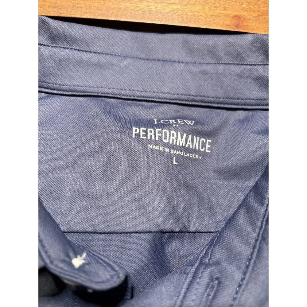 Lot Of 2 J Crew Shirt Mens Large Blue performance Oxford Lightweight Stretch - Picture 3 of 10